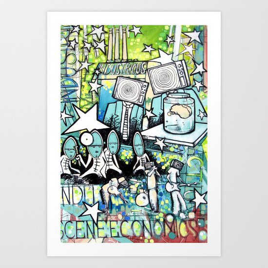 Visuals of Inexplicable Maybe, Act 2 Art Print