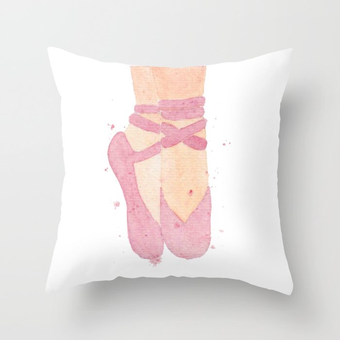 Dancing Shoes Throw Pillow