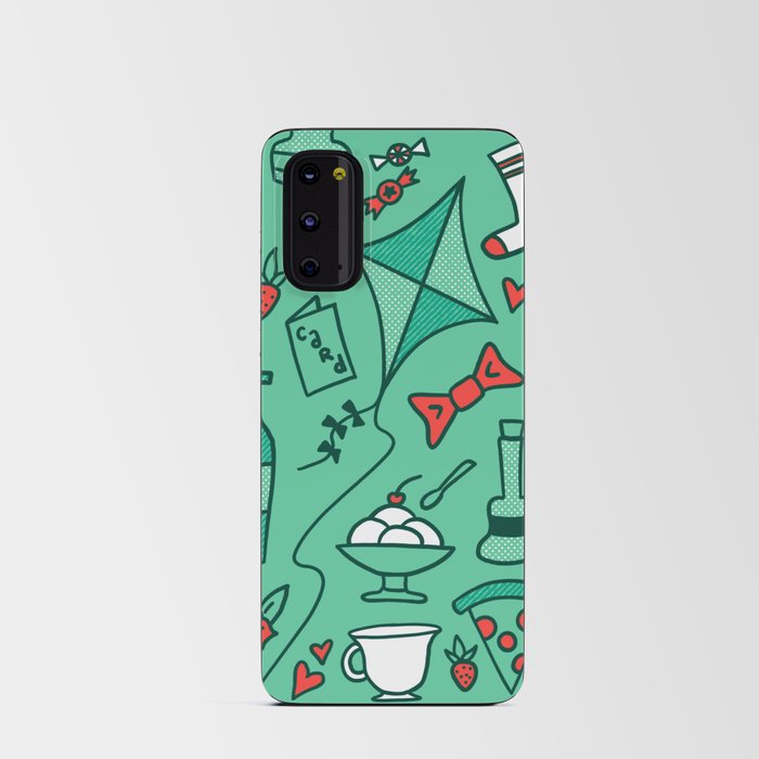 Green and Red Goodies Flash Sheet Android Card Case