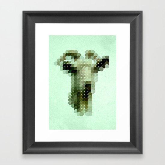 The Goat That Stares at Men Framed Art Print