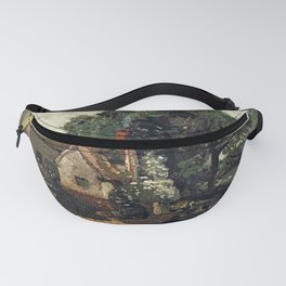 Vintage painting of a house by John Constable Fanny Pack