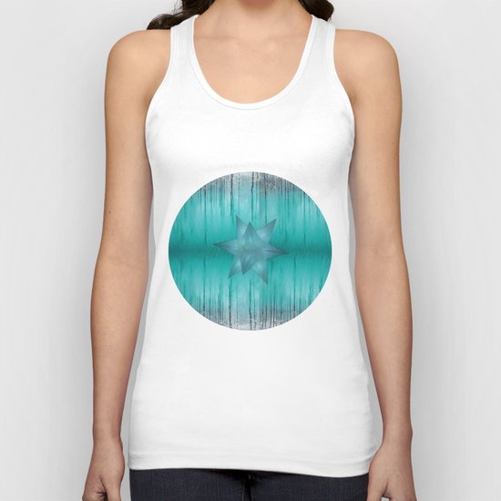 Crystal frozen star forest Unisex Tank Top