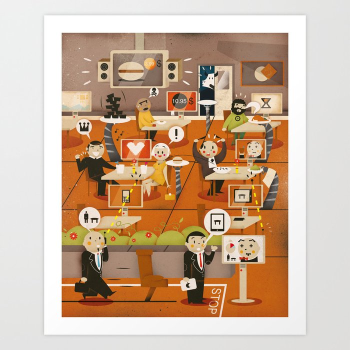 Kitchen Madness ... ( 2011 ) Art Print