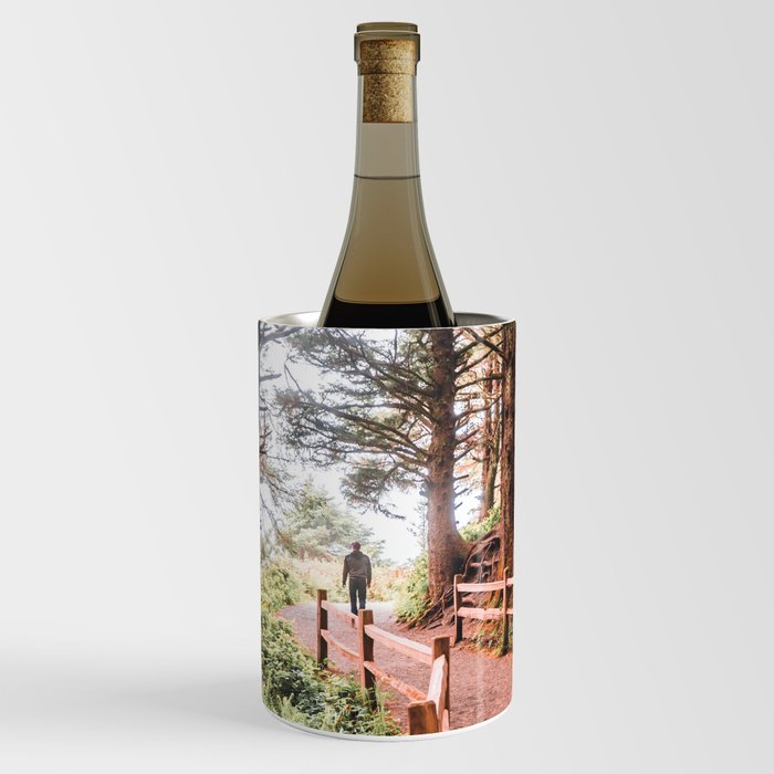 Oregon Coast Forest Photography Wine Chiller