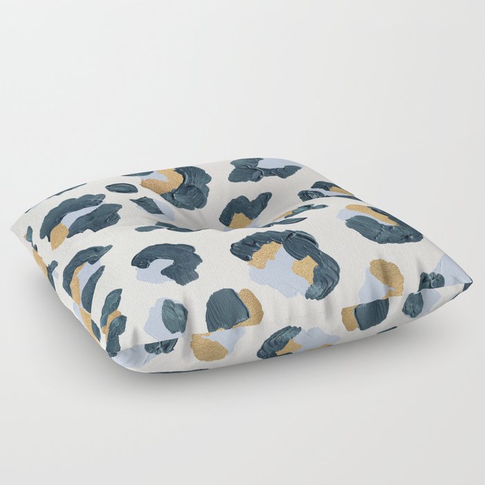 Snow Leopard Print Floor Pillow by Cat Coquillette Society6