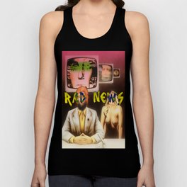 RAD NEWS Tank Top | Collage, Pop Surrealism, Digital, Vintage 