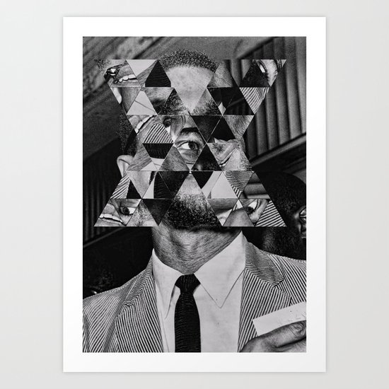 Malcolm x Art Print