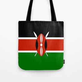 Kenyan flag of Kenya Tote Bag