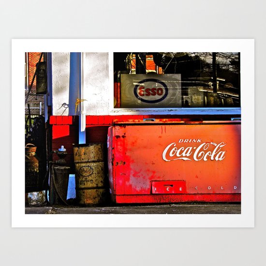 Outside the Station Art Print
