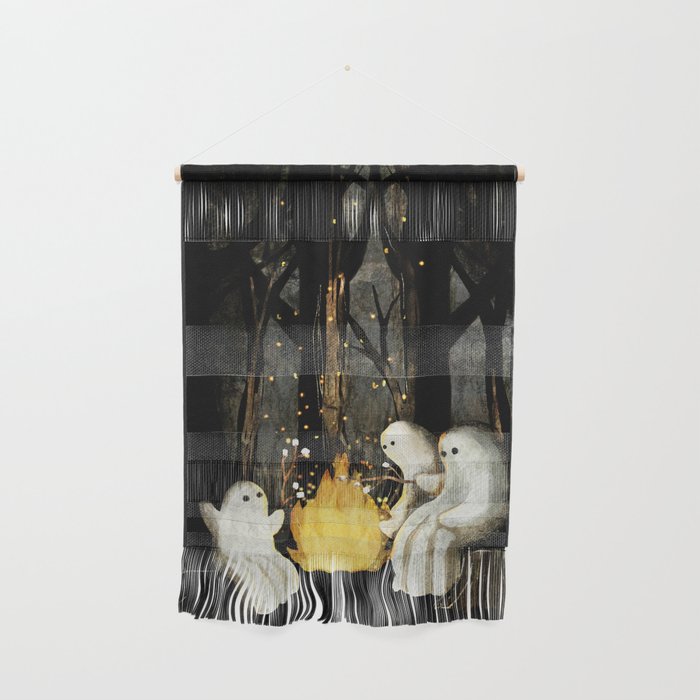 Marshmallows and ghost stories Wall Hanging