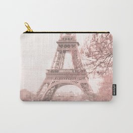 Paris Nursery, White, Eiffel Tower Carry-All Pouch