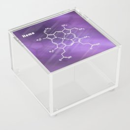 Heme molecule Structural chemical formula Acrylic Box