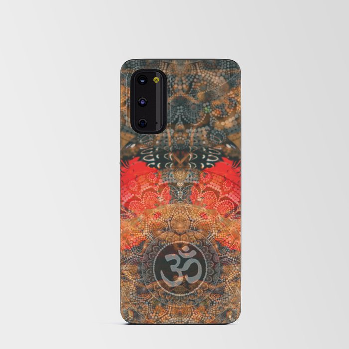 Om Butterflies  Android Card Case