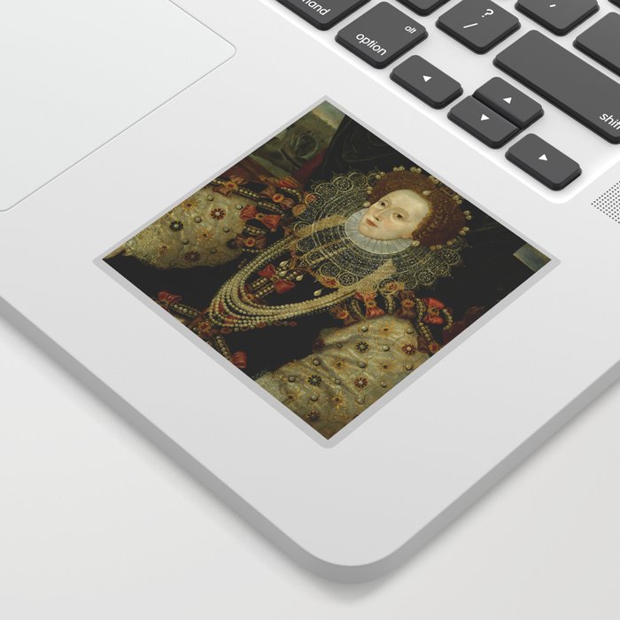 Portrait of Elizabeth I Sticker