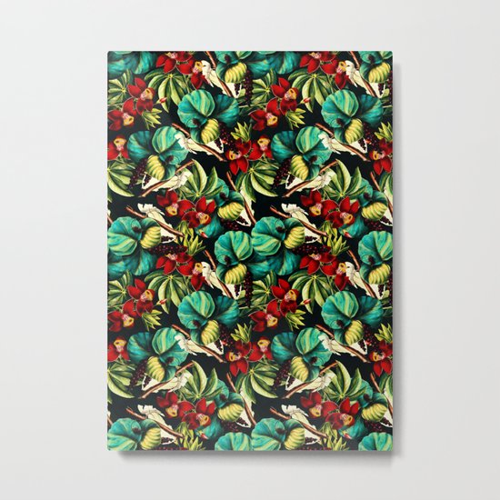 TROPICAL PATTERN XIV Metal Print