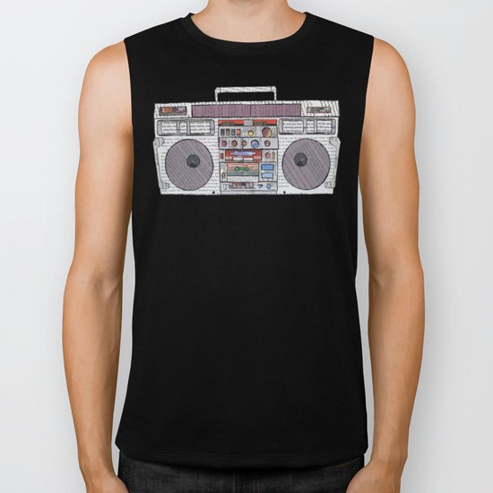 paper jams Biker Tank