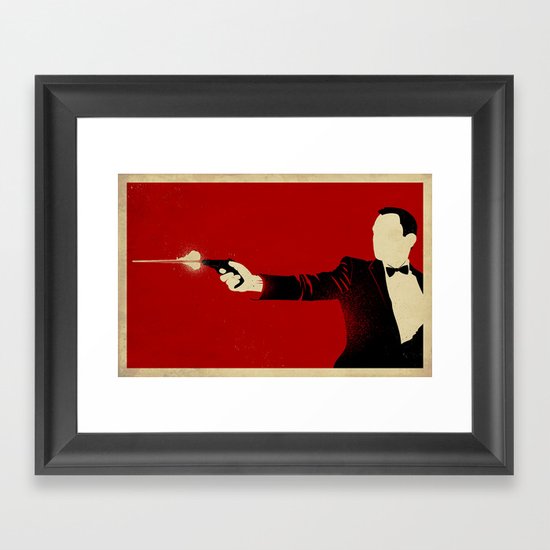 The Double Agent Framed Art Print