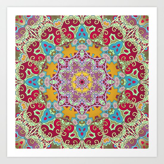 Mix&Match Indian Summer 01 Art Print