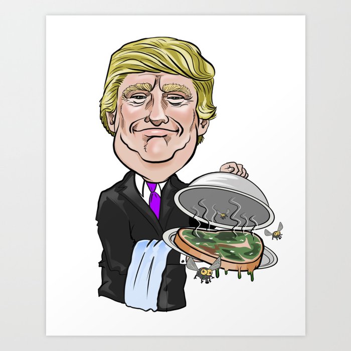 Donald Trump's Failed Steakhouse Art Print