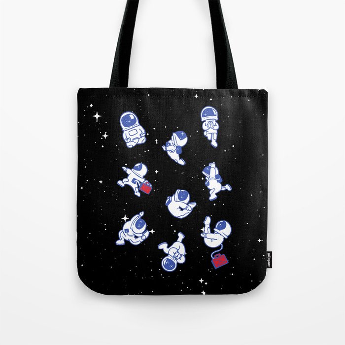 Astronaut Yoga Tote Bag