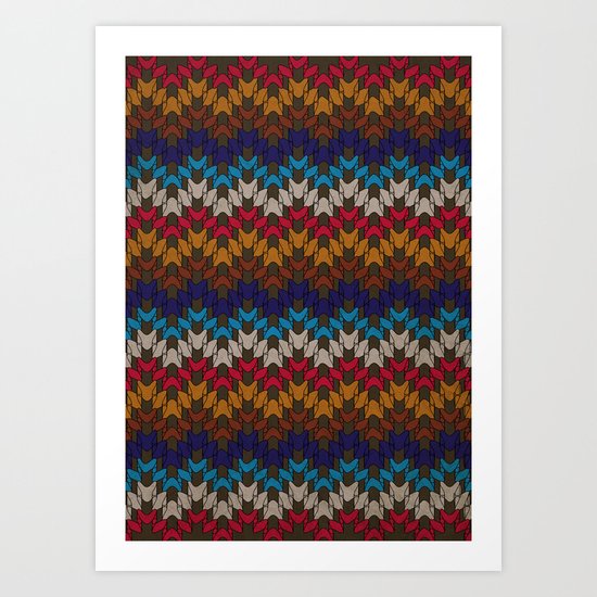 Daddy's Sweater Art Print