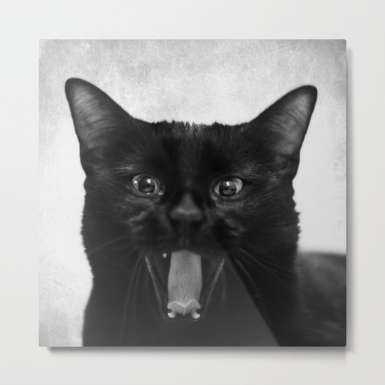 Yawn Metal Print