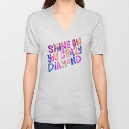 Shine On Your Crazy Diamond – Vintage Palette V Neck T Shirt