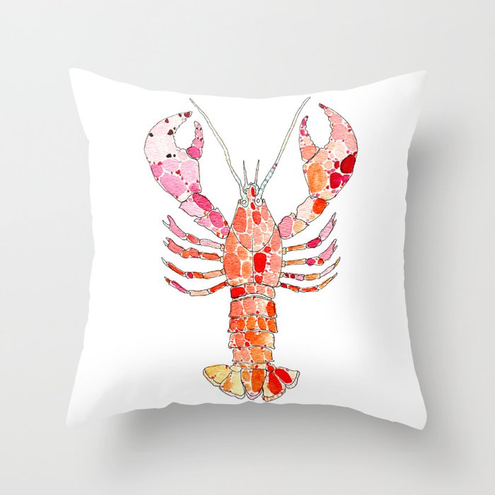 Lobster Throw Pillow