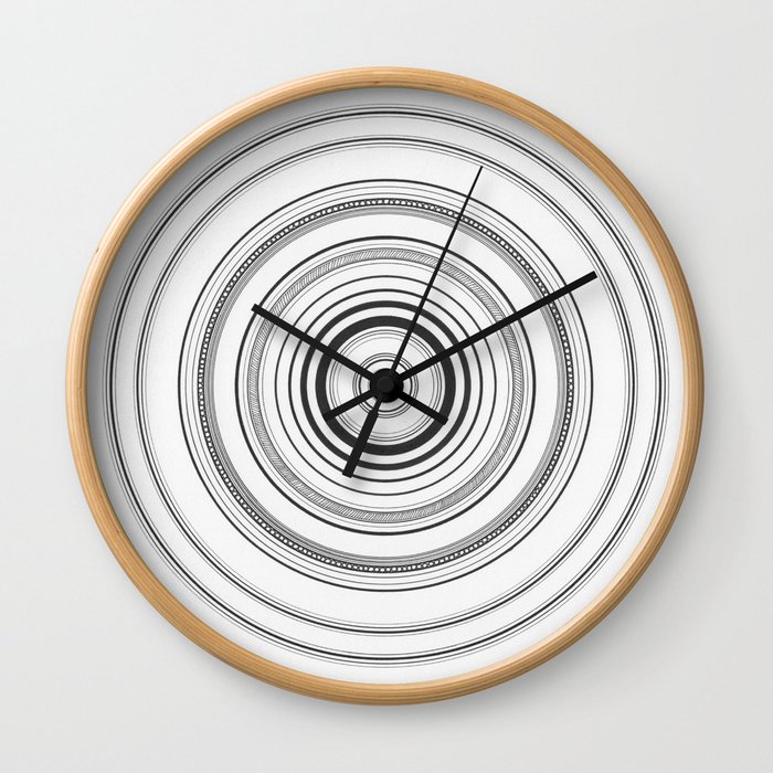 Circles #1 Wall Clock