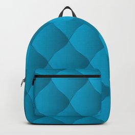 Trendy Blue Leather Collection Backpack