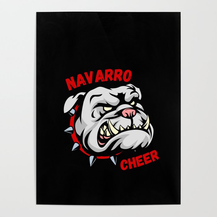 Navarro College Cheer_ Navarro cheer team. Poster by wafaasalem Society6