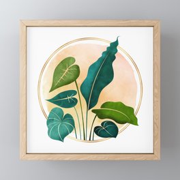 Opening Act Tropical Greenery Framed Mini Art Print