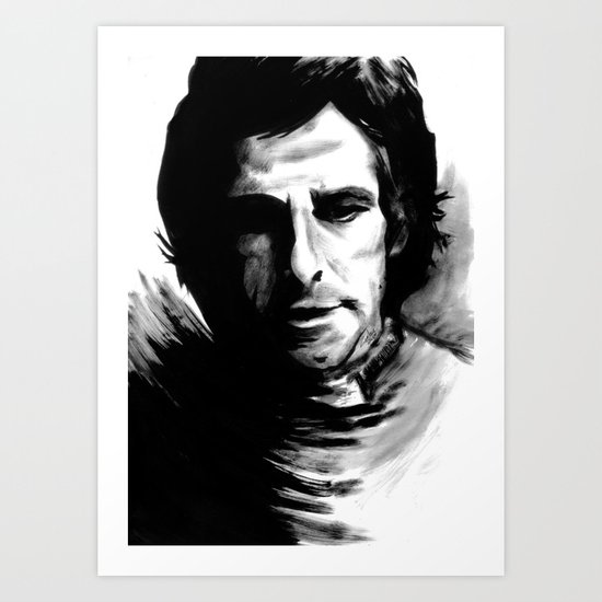 DARK COMEDIANS: Ben Stiller Art Print
