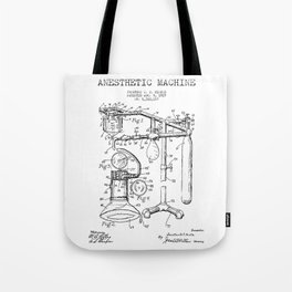 Vintage Anesthesia Gas Machine Tote Bag