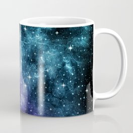 Teal Purple Galaxy Nebula Dream #1 #decor #art #society6 Coffee Mug