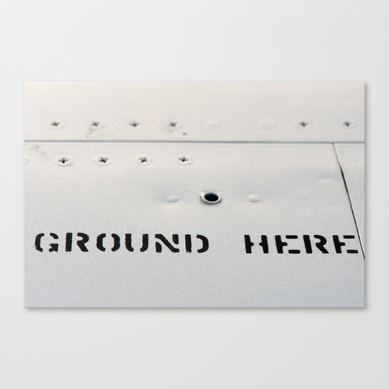GROUND HERE Canvas Print
