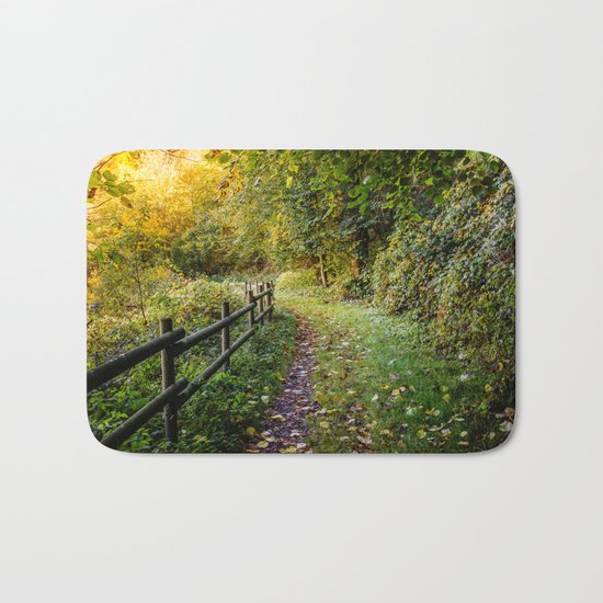 An Autumn Walk Bath Mat