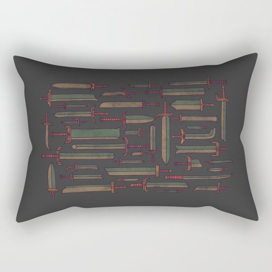 Bunch of Blades Rectangular Pillow