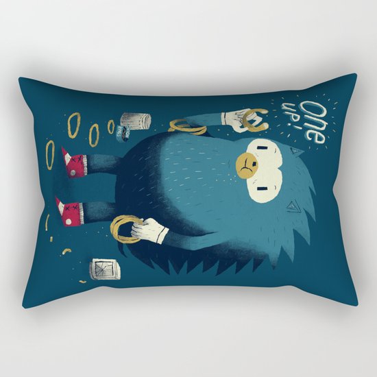 1 up! Rectangular Pillow