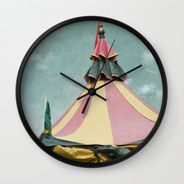 Big Top #5 Wall Clock | Illustration, Vintage, Photo, Architecture 