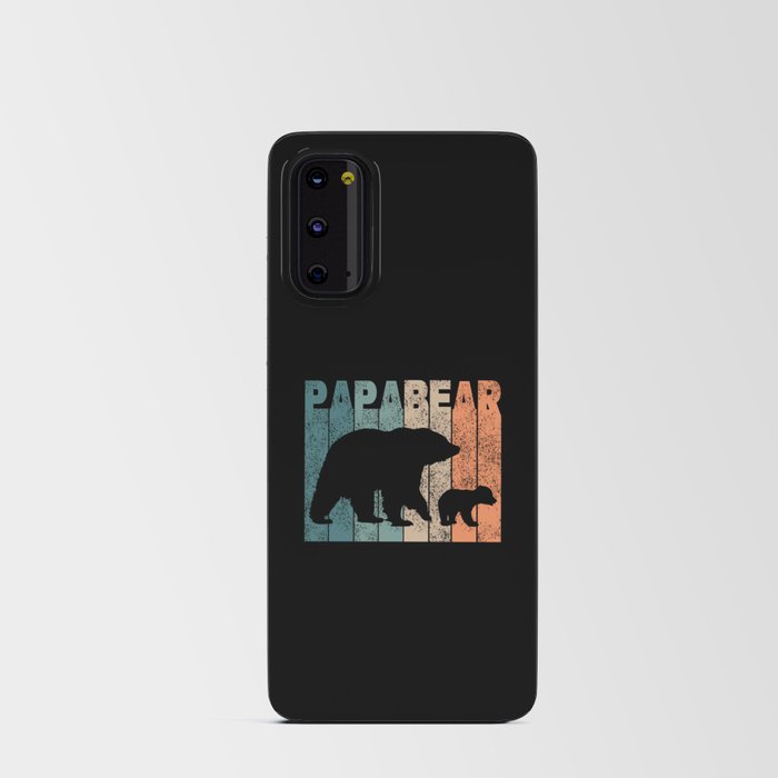 Papabear Father's Day Best Papa Papa Bear Android Card Case