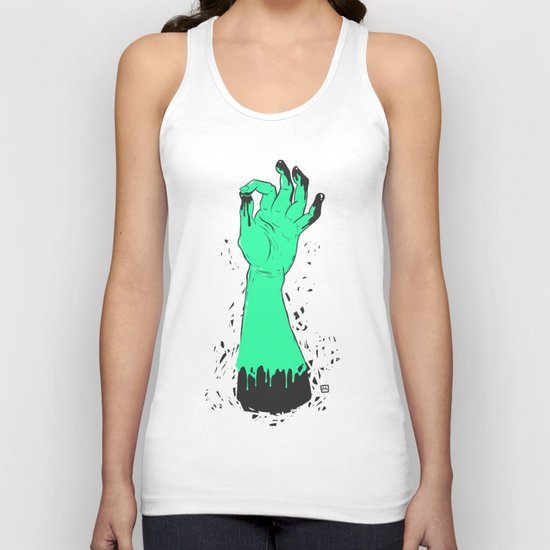 Sticky Hand Unisex Tank Top