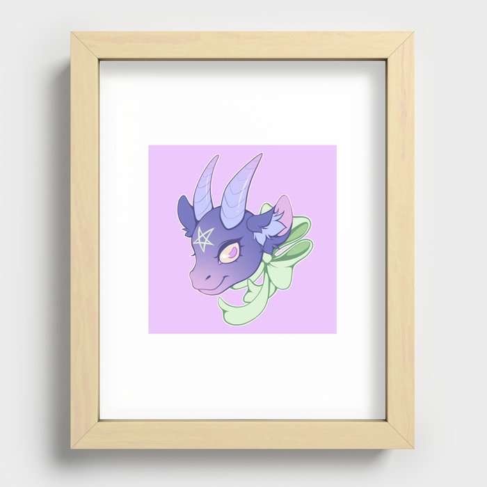 Baby Baph Recessed Framed Print
