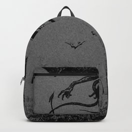 gray devil aesthetic  Backpack