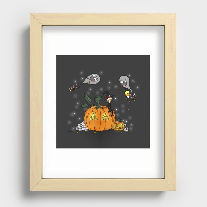 Halloween Spirits Recessed Framed Print
