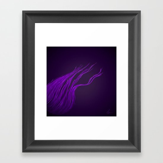 Views - Abstract Painting Framed Art Print