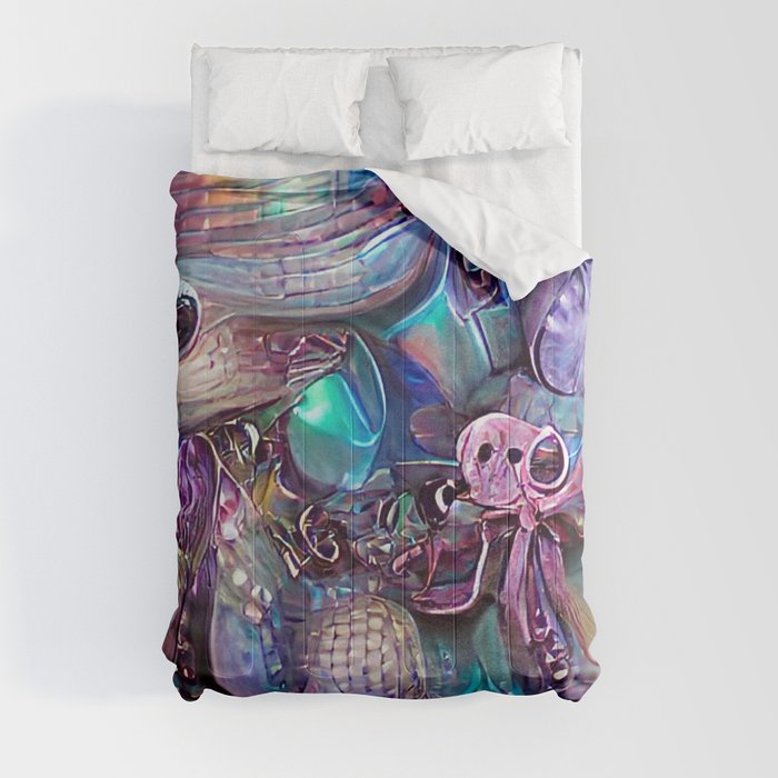 Psychedelic Octopus  Comforter