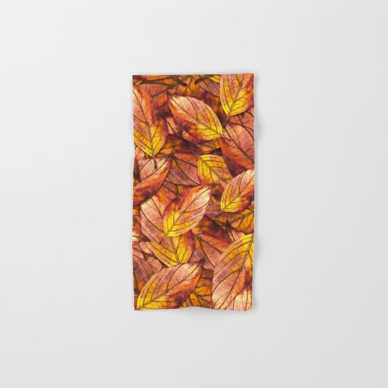 Autumn Leaves 03 Hand & Bath Towel
