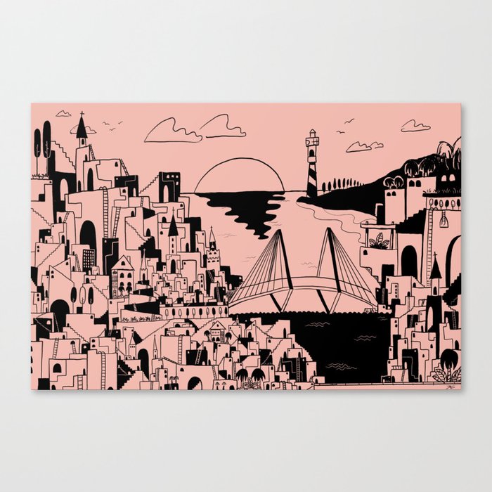 Holy City Heights Canvas Print