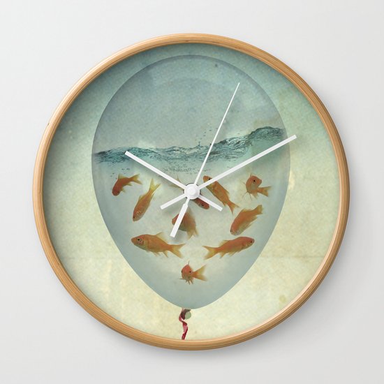 balloon fish 03 Wall Clock